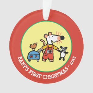 Maisy Ready for Vacation with Luggage Ornament