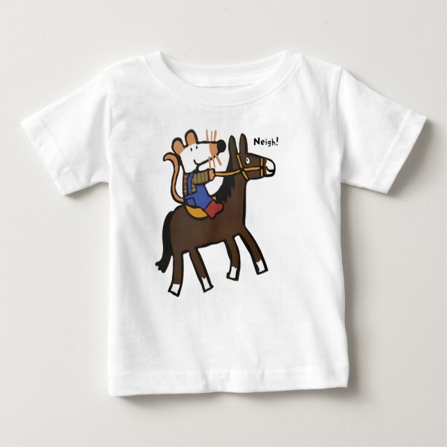 Maisy Rides a Horse Baby T-Shirt (Front)