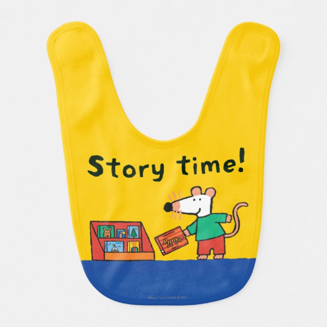 Maisy with Library Books Bib (Front)