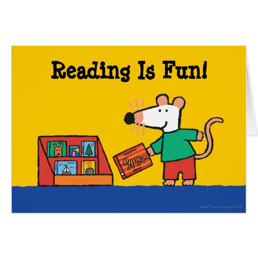 Maisy with Library Books Cards (Front Horizontal)