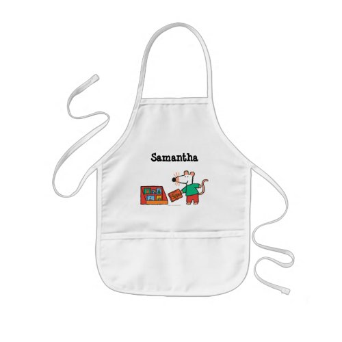 Maisy with Library Books Kids Apron