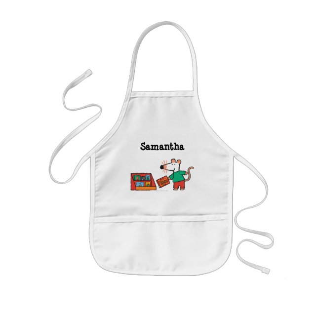 Maisy with Library Books Kids' Apron (Front)