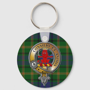 Maitland Tartan & Badge Keychain