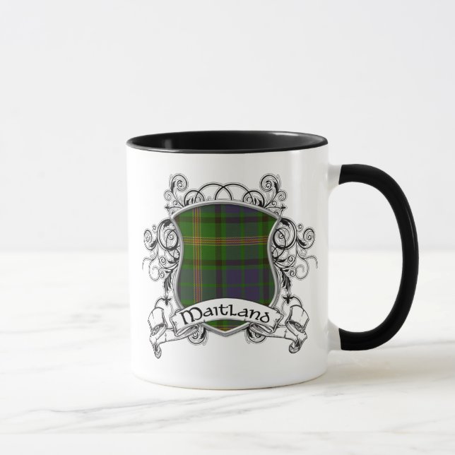 Maitland Tartan Shield Mug (Right)
