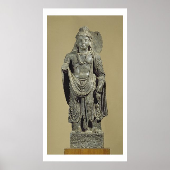Maitreya, Gandhara (grey schist) Poster (Front)