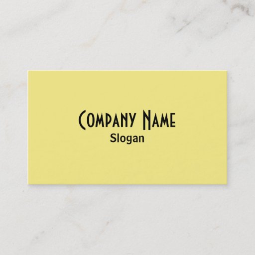 Customizable Maize Business Card