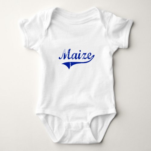 Maize Kansas Classic Design Baby Bodysuit