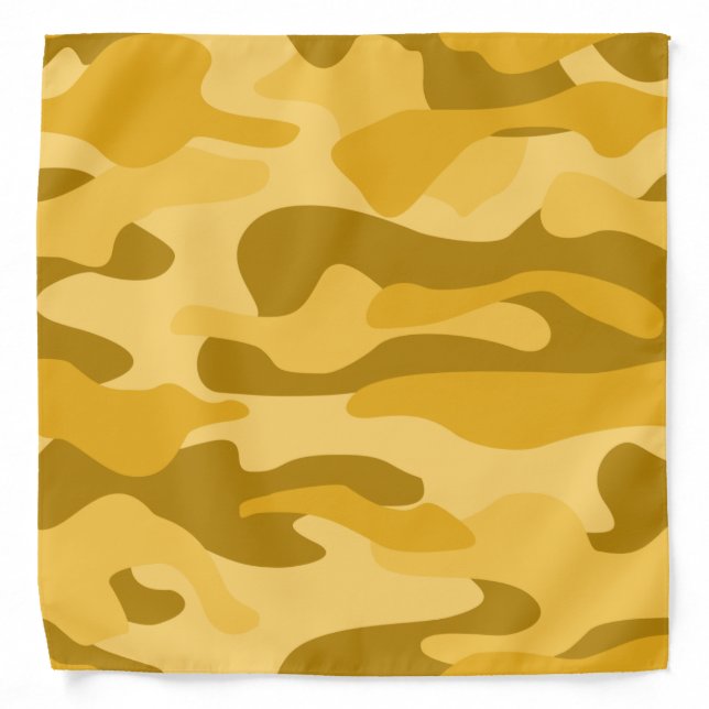 Maize Monocolor Camo Bandana (Front)