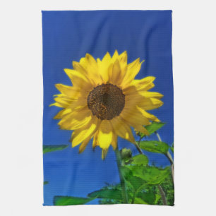 Maize 'N Blue Sunflower Kitchen Towel