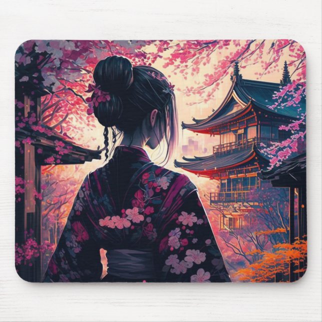 Maja Kirschblüten - Mousepad (Front)