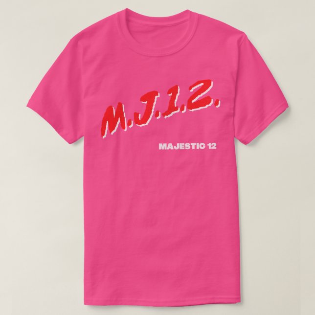 Majestic 12 MJ12 T-Shirt (Design Front)