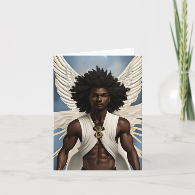 Majestic 2 letterpress thank you card (Front)