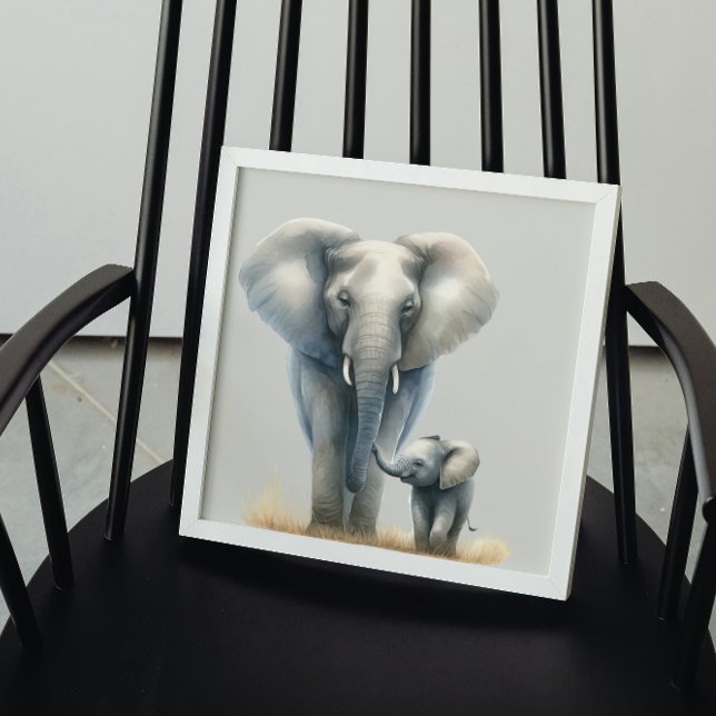 Majestic African Elephant Stretched Canvas Print (Creator Uploaded)