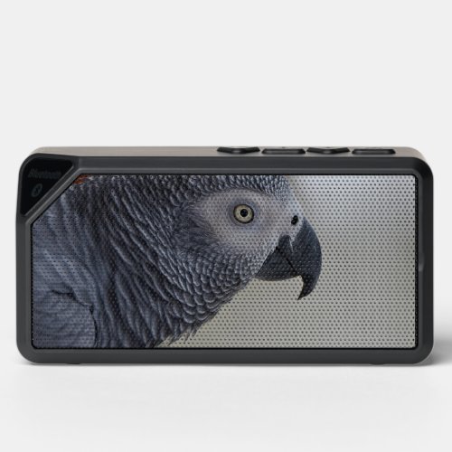 Majestic African Grey Parrot Bluetooth Speaker