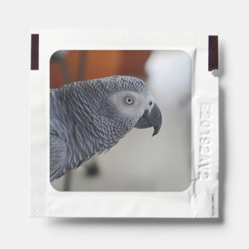 Majestic African Grey Parrot Hand Sanitizer Packet