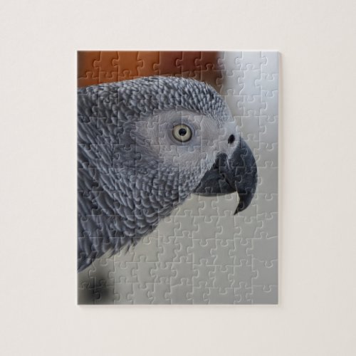 Majestic African Grey Parrot Jigsaw Puzzle