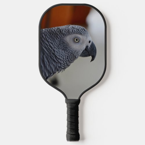 Majestic African Grey Parrot Pickleball Paddle