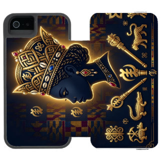 Majestic African queen portrait  iPhone SE/5/5s Wallet Case