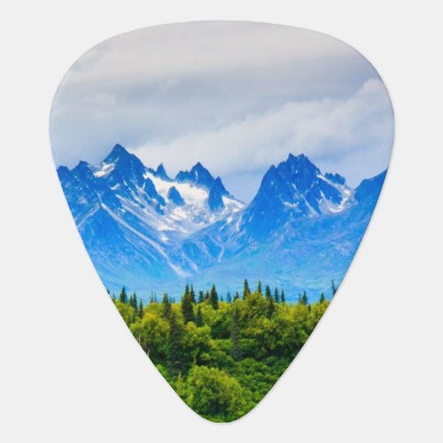 Majestic Alaska Mountains Guitar Pick