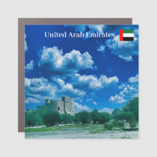 Majestic Ancient Castle of Fujairah UAE Car Magnet
