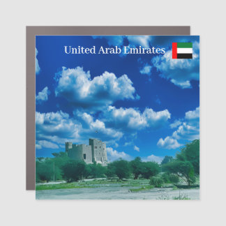 Majestic Ancient Castle of Fujairah UAE Car Magnet