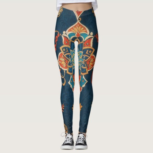 Majestic Arabesque Elegance of arabic patterns Leggings