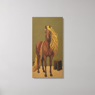 Majestic Arabian Horse Canvas Art | Traditional M
