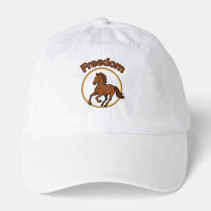 **Majestic Arabian Horse in the Golden Desert** Hat