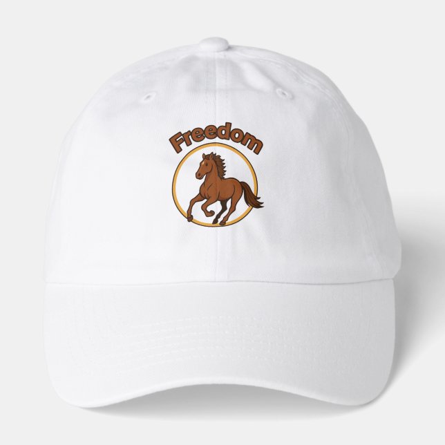 **Majestic Arabian Horse in the Golden Desert** Hat (Front)
