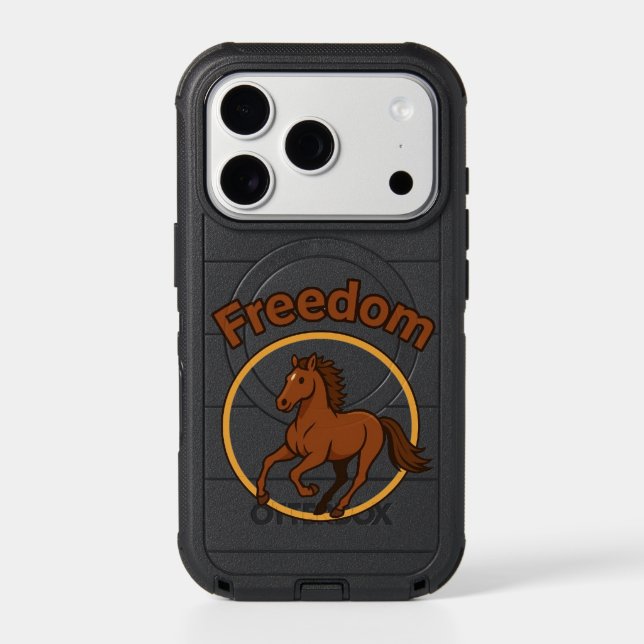 **Majestic Arabian Horse in the Golden Desert** Otterbox iPhone Case (Back)