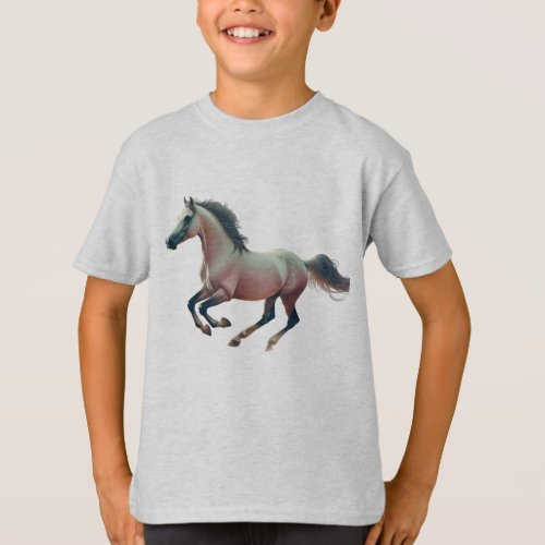 Majestic Arabian Horse T_Shirt Design