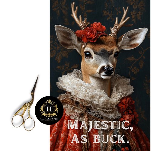 Majestic As Buck Sassy Deer Decoupage Tissue Paper