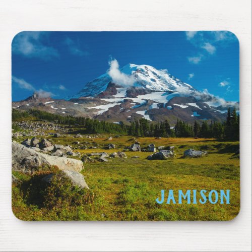 Majestic Autumn Rainier Mouse Pad