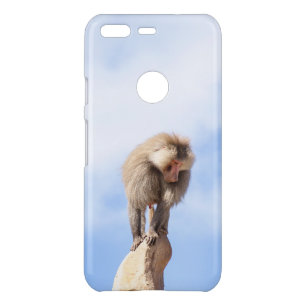 Majestic Baboon on Mountain Peak Uncommon Google Pixel Case