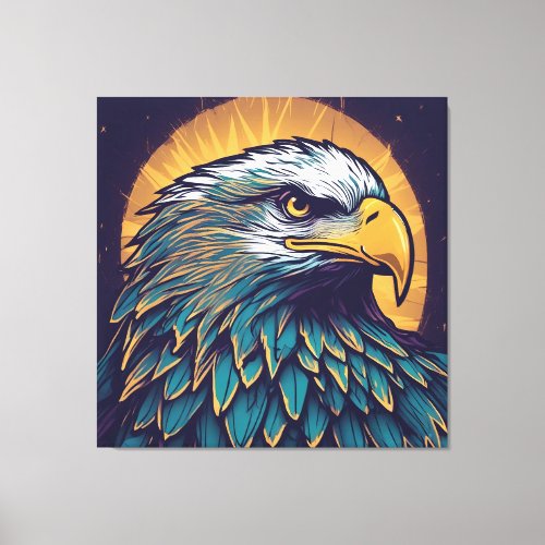 Majestic Bald Eagle Canvas Print