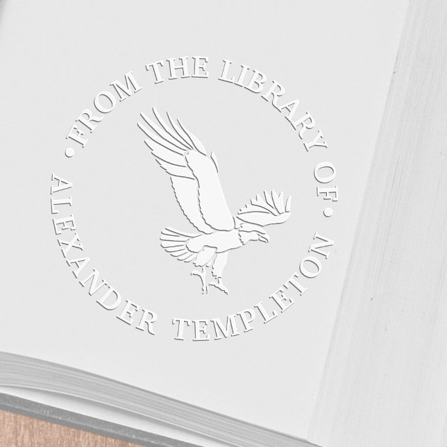 Majestic Bald Eagle in Flight From the Library of Embosser (Creator Uploaded)