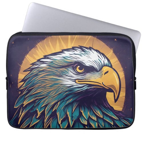 Majestic Bald Eagle Laptop Sleeve