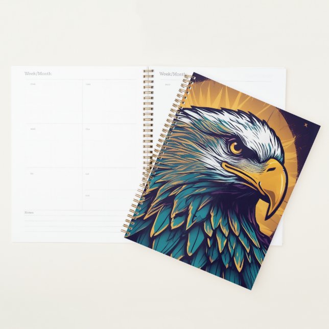 Majestic Bald Eagle Planner (Display)
