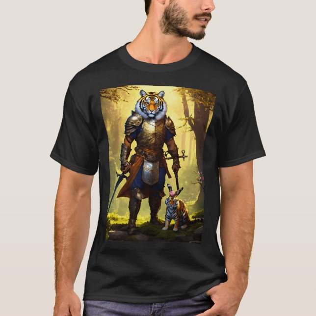 Majestic Bengal Tiger – Wildlife-Inspired T-Shirt" T-Shirt (Front)