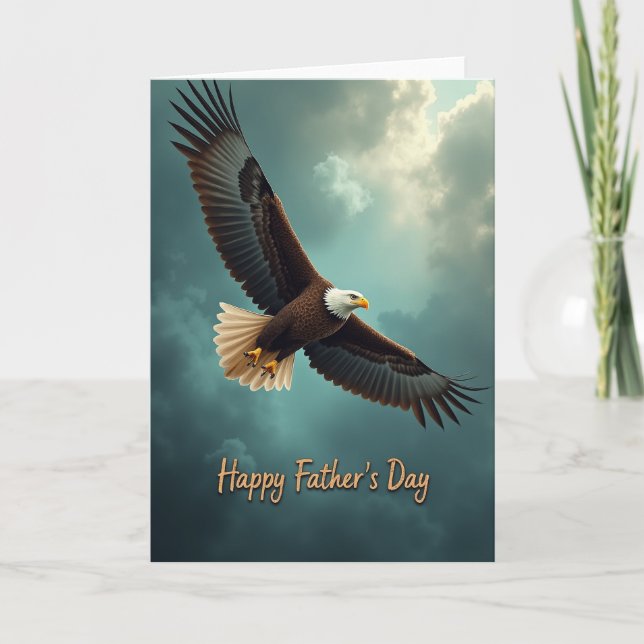 Majestic Bird Fathers Day Card (Front)