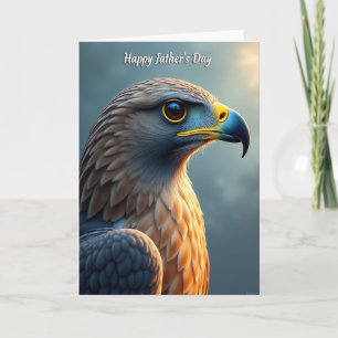Majestic Bird Fathers Day Portrait Card