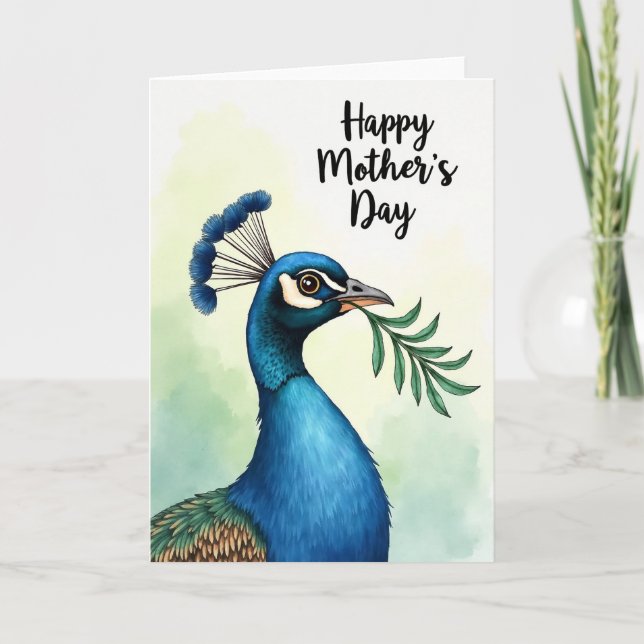 Majestic Bird Mothers Day Card (Front)