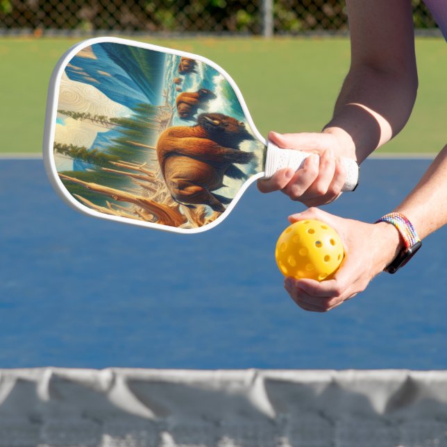 Majestic Bison Migration Pickleball Paddle (Insitu)