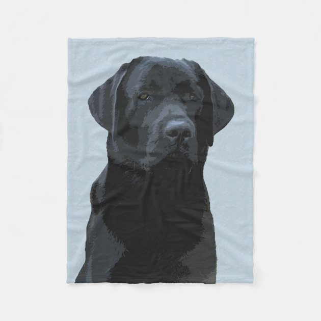 black dog blanket