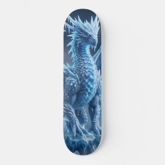 Majestic Blue Ice Dragon  Skateboard