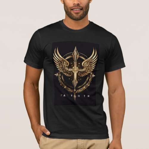 Majestic Brilliance in Crystal Artistry T_Shirt