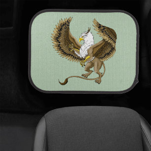 Majestic Brown Fantasy Griffin Mythical Gryphon Car Floor Mat