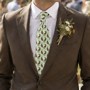 Majestic Brown Fantasy Griffin Mythical Gryphon Neck Tie