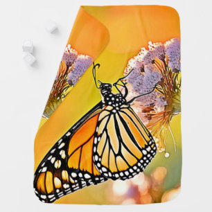 Majestic Butterfly Close Up Design Baby Blanket