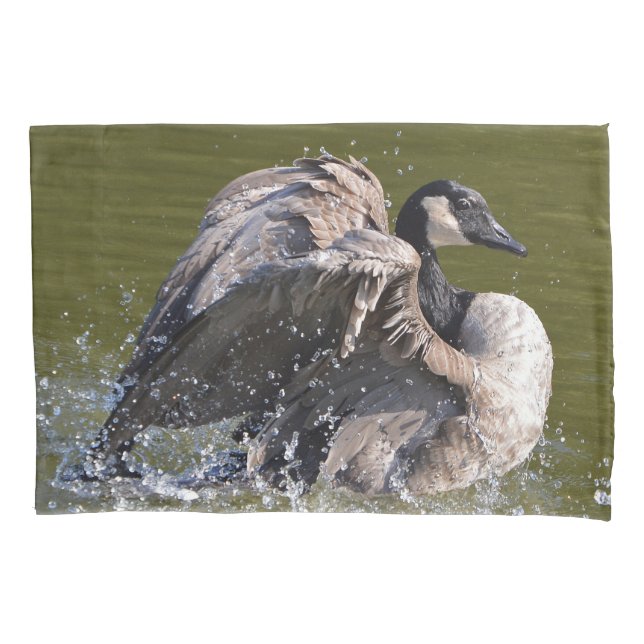 Majestic Canada Goose Pillow Case (Front)